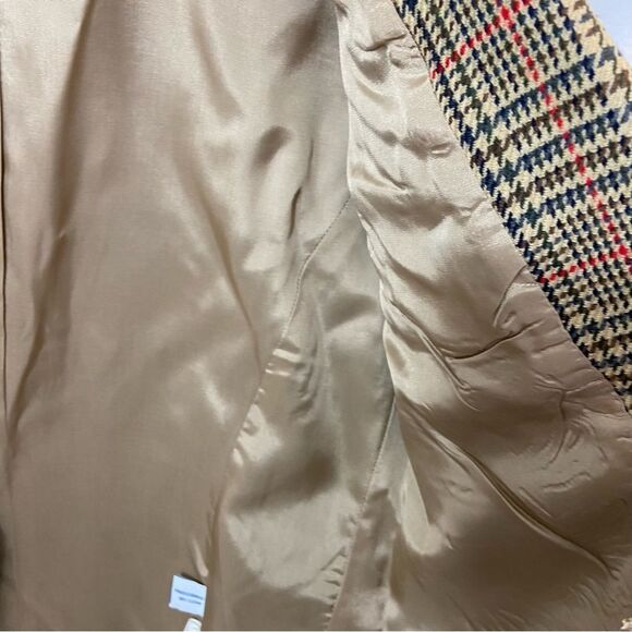 Vintage David Brooks 100% Wool Houndstooth‎ Blazer Size 8 - Picture 13 of 16